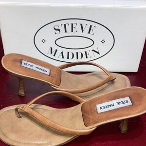 Steve Madden Tan Heeled Sandals